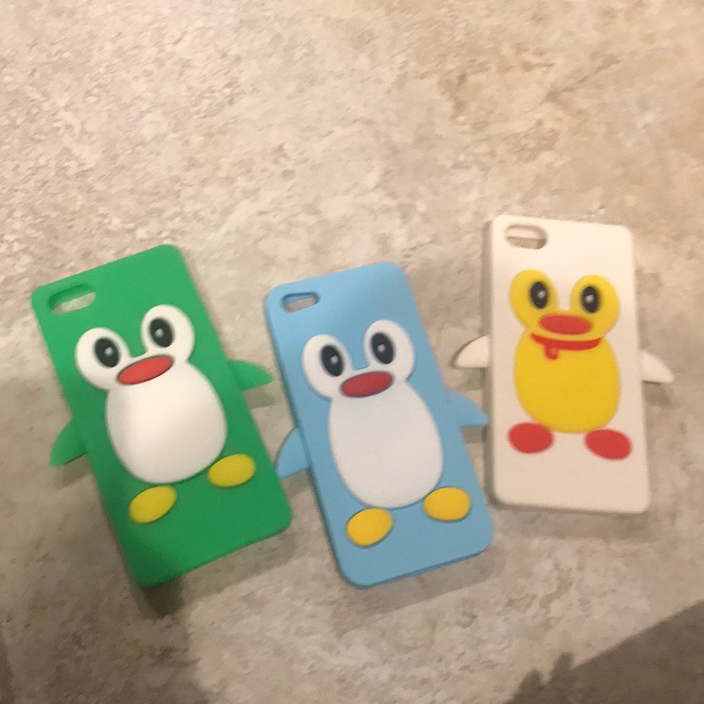 3 penguin iphone 5 cases